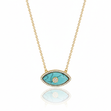 Collier oeil protecteur céramique