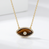 Collier oeil protecteur céramique