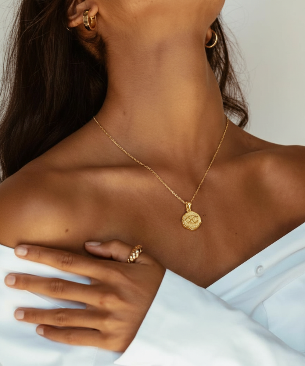 Collier astro médaille